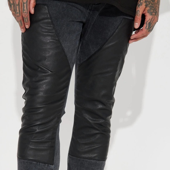 NWT!!! Mens stylish stacked skinny jeans; Sz 42W - Picture 2 of 8